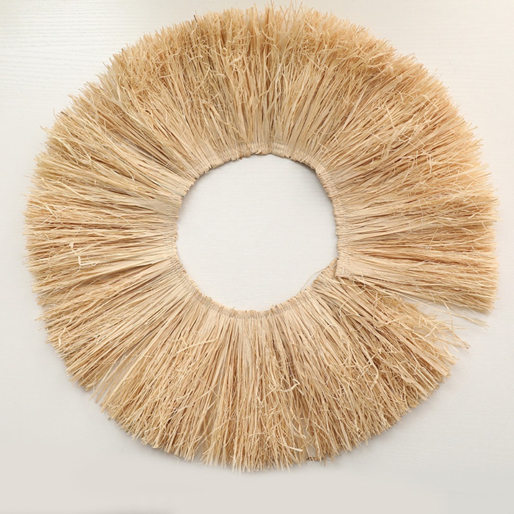 Tassel Fringe Trim - Langlebige Hochzeitsgirlande DIY Homestay-Dekoration Strohquasten Jute-Fransen-Borte