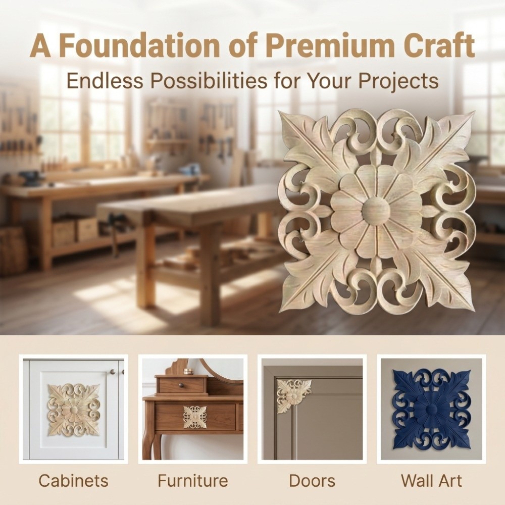 Wohnraumdekoration Holzgeschni – Craft Embellishments Bewertung und Preis