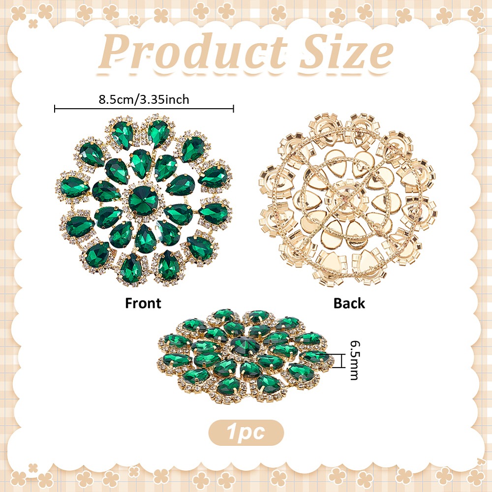 Messing-Strass-Applikation, ru – Sew On Rhinestone Bewertung und Preis