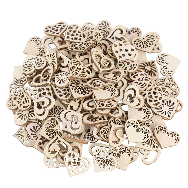 50/100 Stück ausgehöhltes Herz – Craft Embellishments Bewertung und Preis