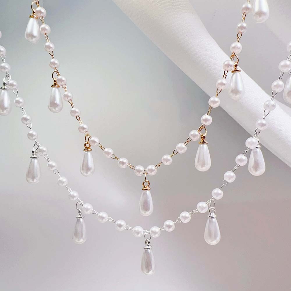 0,5 M 1 M Imitation Perle Wate – Pearl Trim Chain Bewertung und Preis