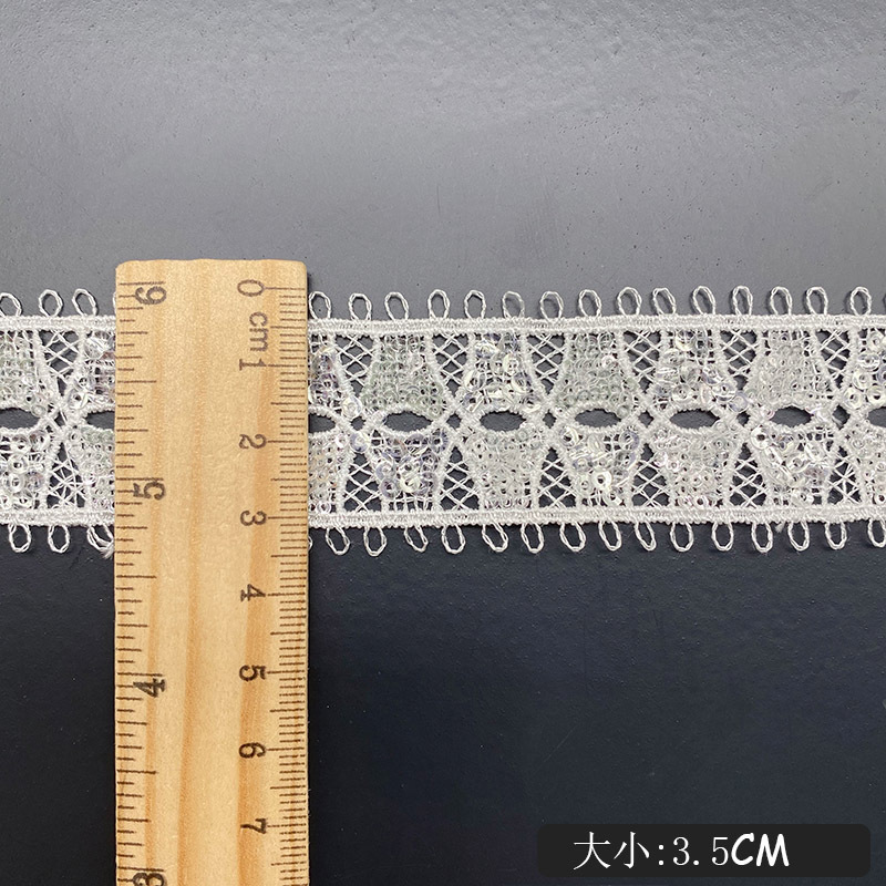 Hohl Tragbare Pailletten Band  – Lace Ribbon Trim Bewertung und Preis