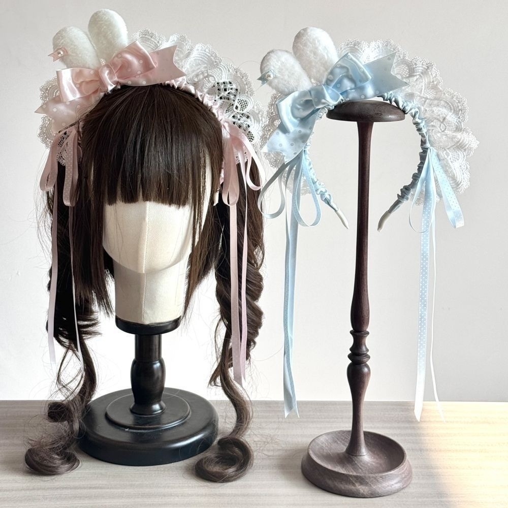 Neues Polka-Dot-Schleifen-Haar – Lace Ribbon Trim Bewertung und Preis