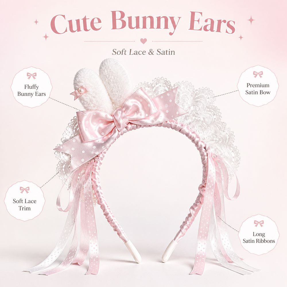 Neues Polka-Dot-Schleifen-Haar – Lace Ribbon Trim Bewertung und Preis